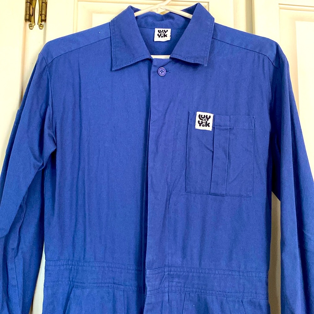 Lucy & Yak Electric Blue Utility Jumpsuit